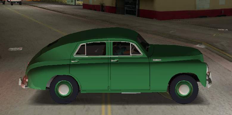 Зеленая машинка для GTA