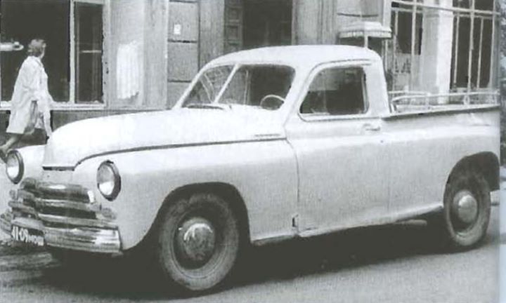 ГАЗ–М20В с кузовом «пикап».