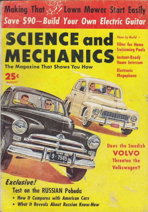 Science and Mechanics, август 1957 года